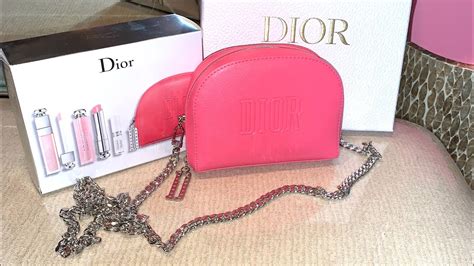 dior gold pouch|free Dior pouch with purchase.